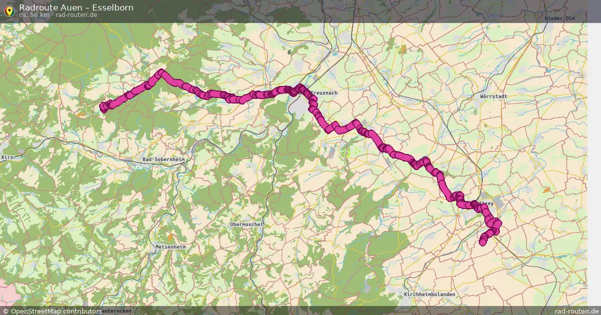 Radtour Auen – Esselborn