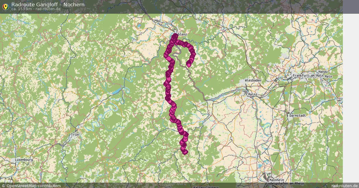 Radtour Gangloff – Nochern