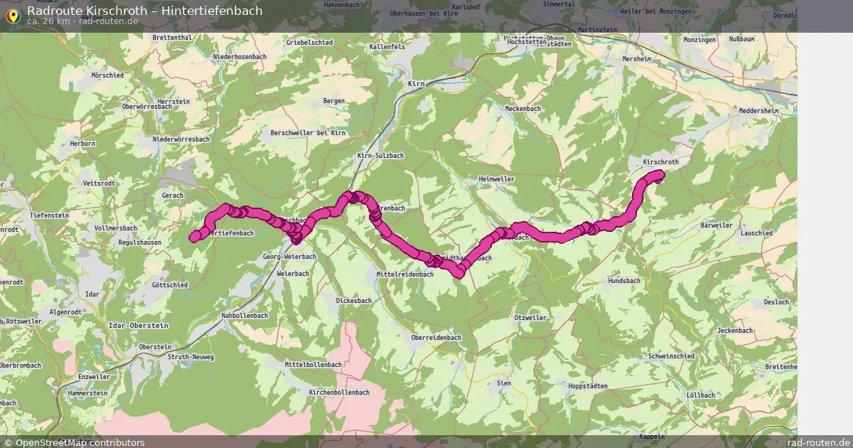 Radtour Kirschroth – Hintertiefenbach