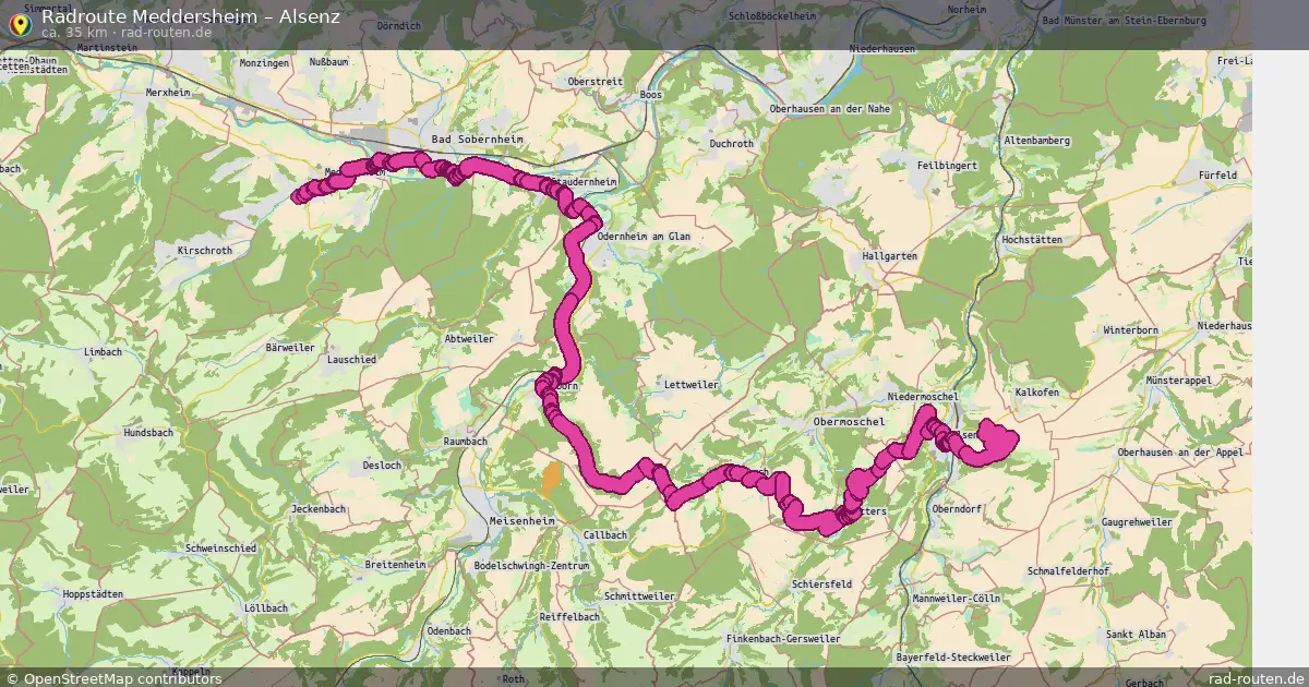 Radtour Meddersheim – Alsenz