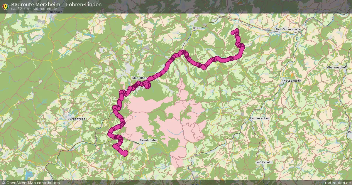 Radtour Merxheim – Fohren-Linden
