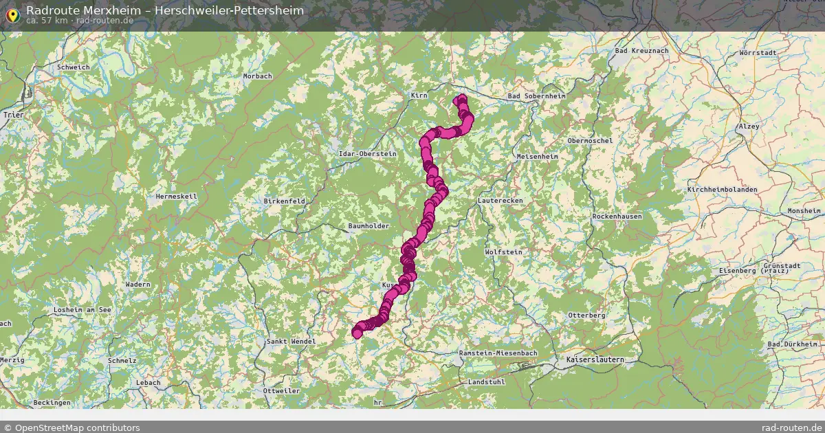Radtour Merxheim – Herschweiler-Pettersheim