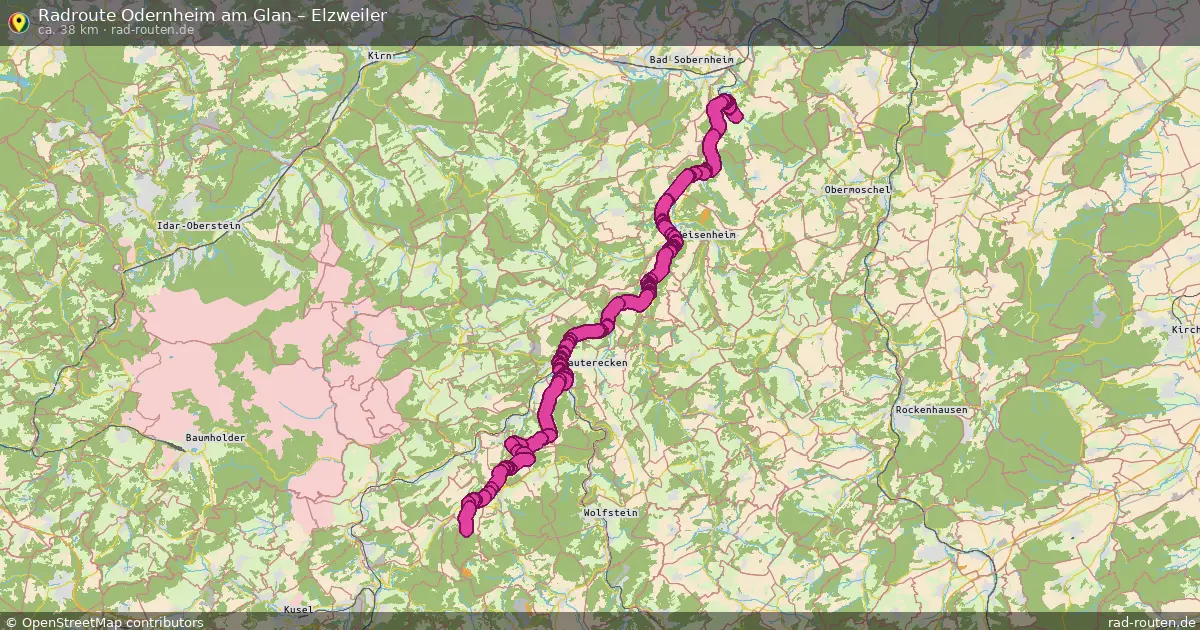 Radtour Odernheim Am Glan – Elzweiler