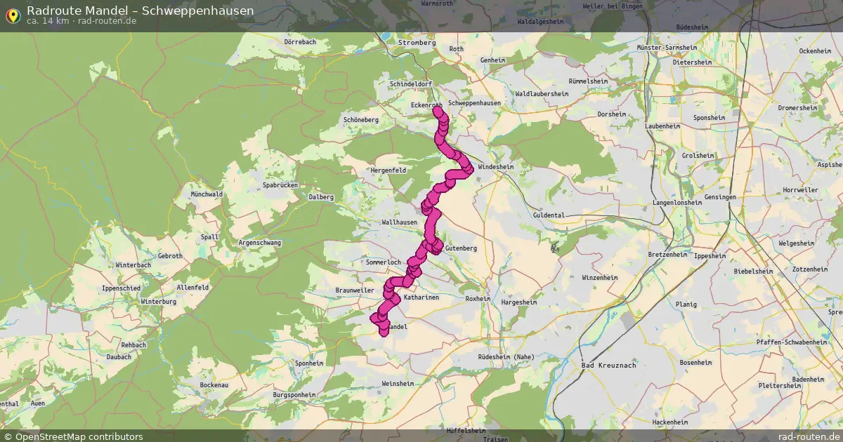 Radtour Mandel – Schweppenhausen