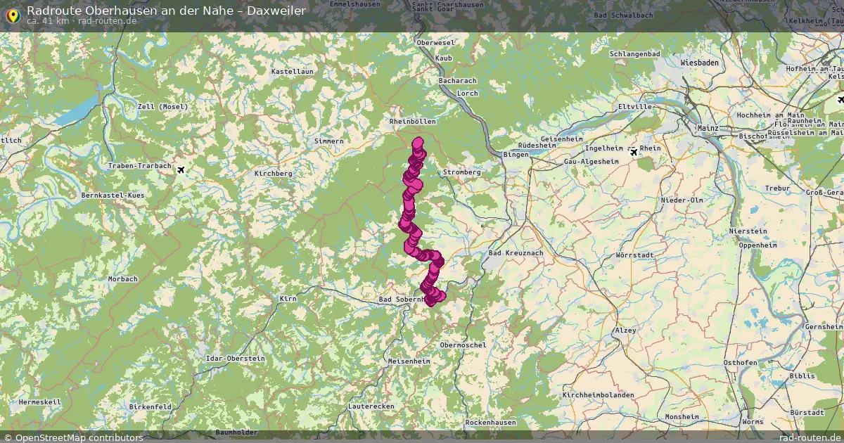 Radtour Oberhausen An Der Nahe – Daxweiler
