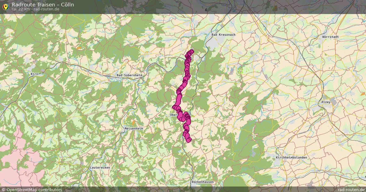 Radtour Traisen – Cölln
