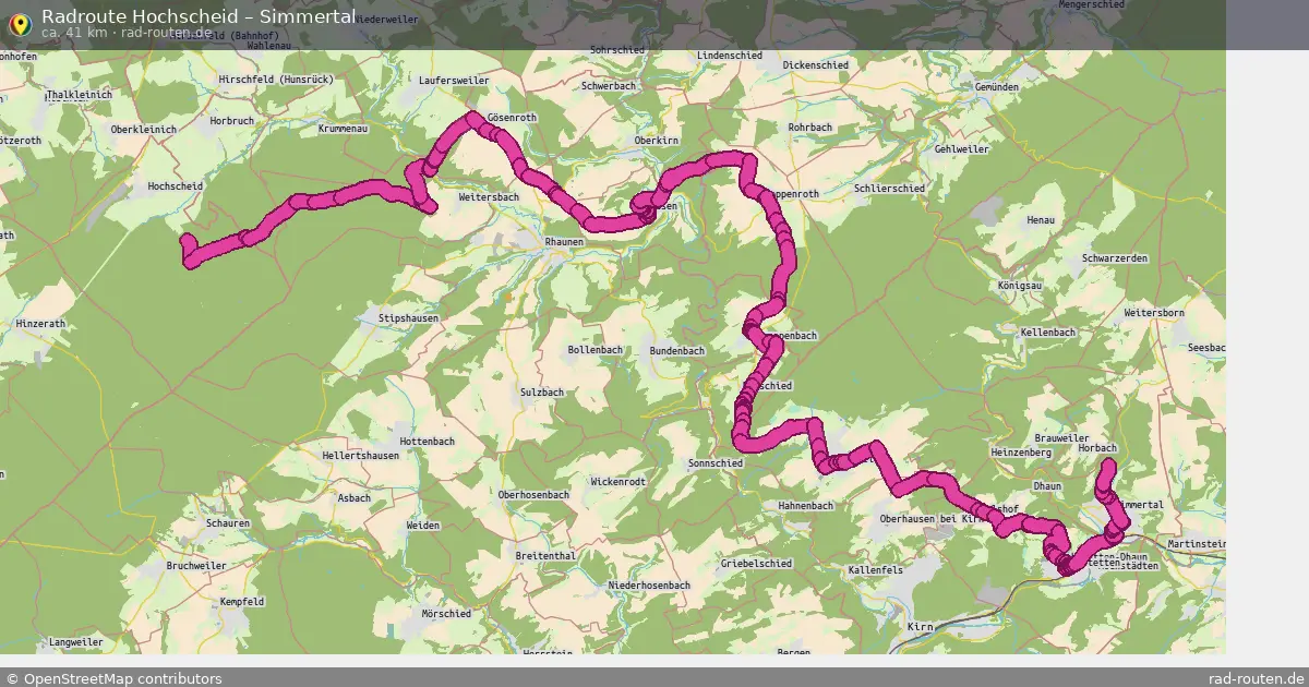Radtour Hochscheid – Simmertal