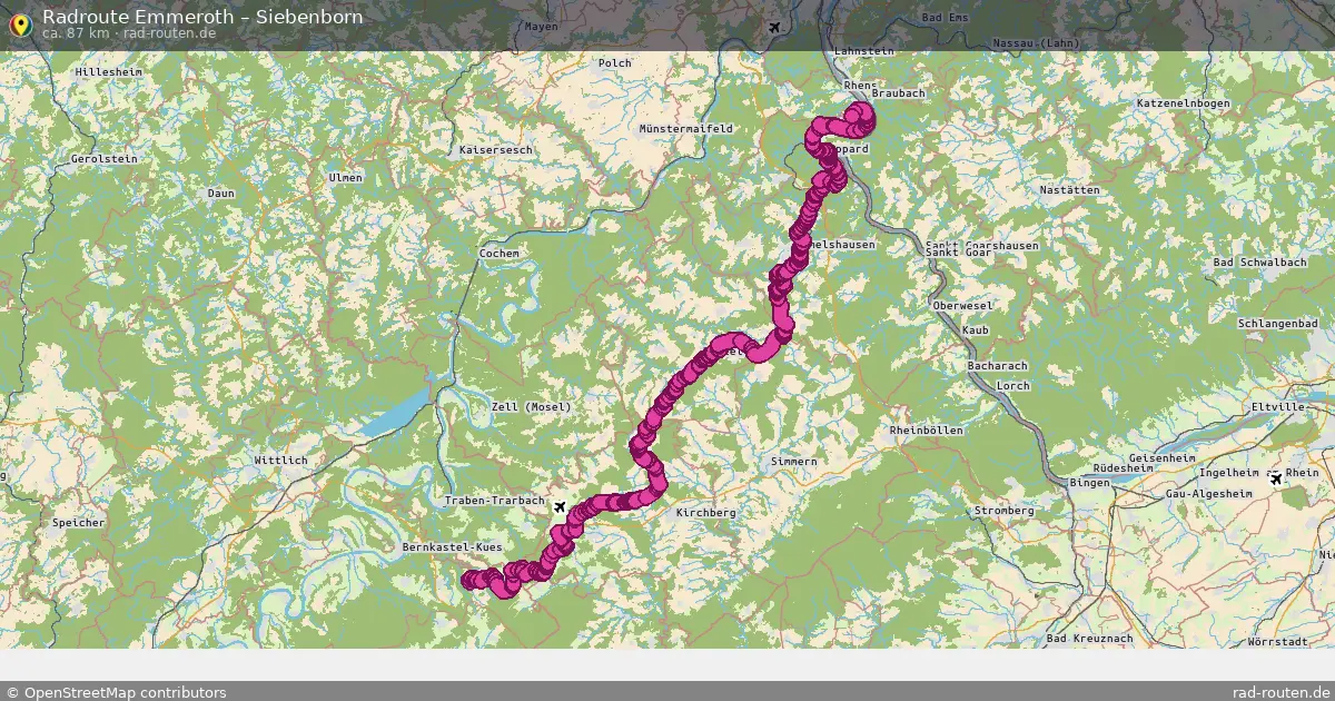 Fahrradroute Emmeroth – Siebenborn