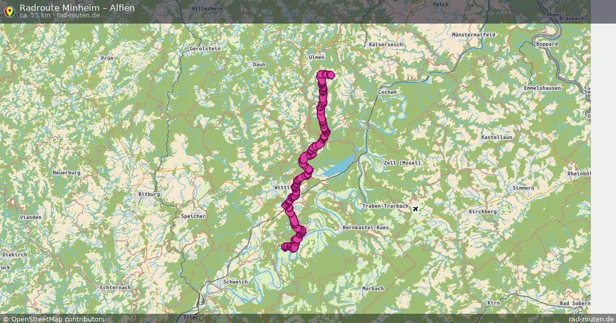 Radtour Minheim – Alflen