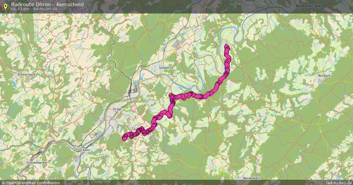 Fahrradroute Dhron – Kernscheid