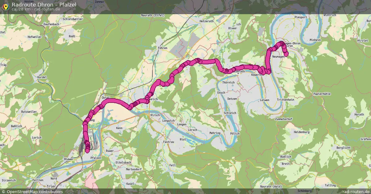 Radtour Dhron – Pfalzel