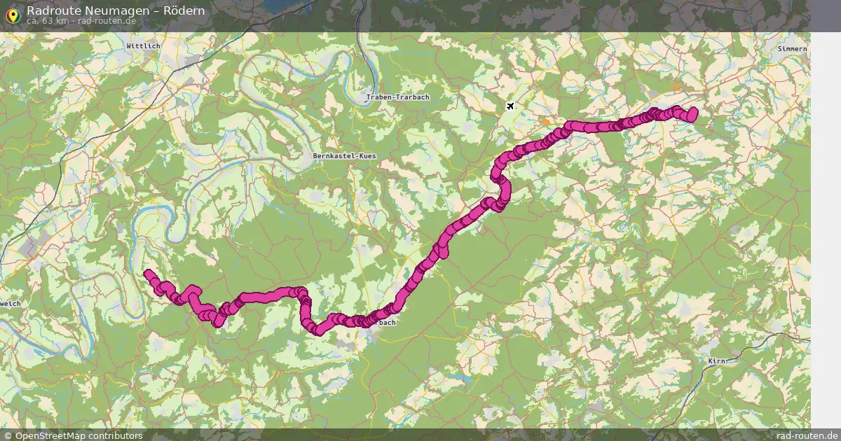 Fahrradroute Neumagen – Rödern