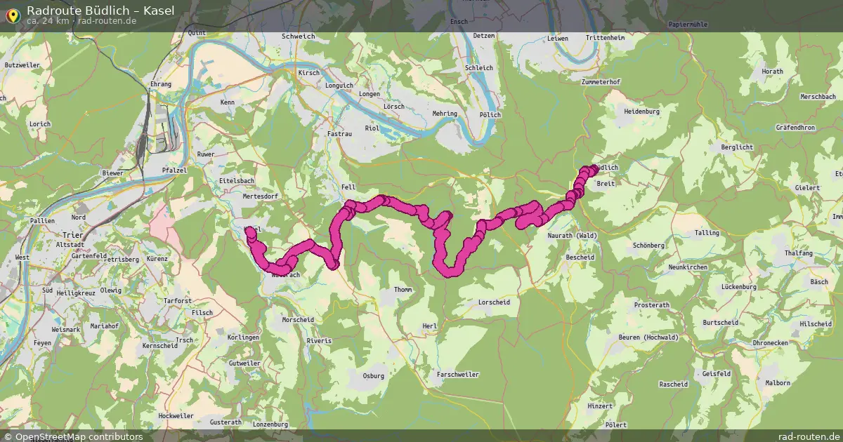 Radtour Büdlich – Kasel
