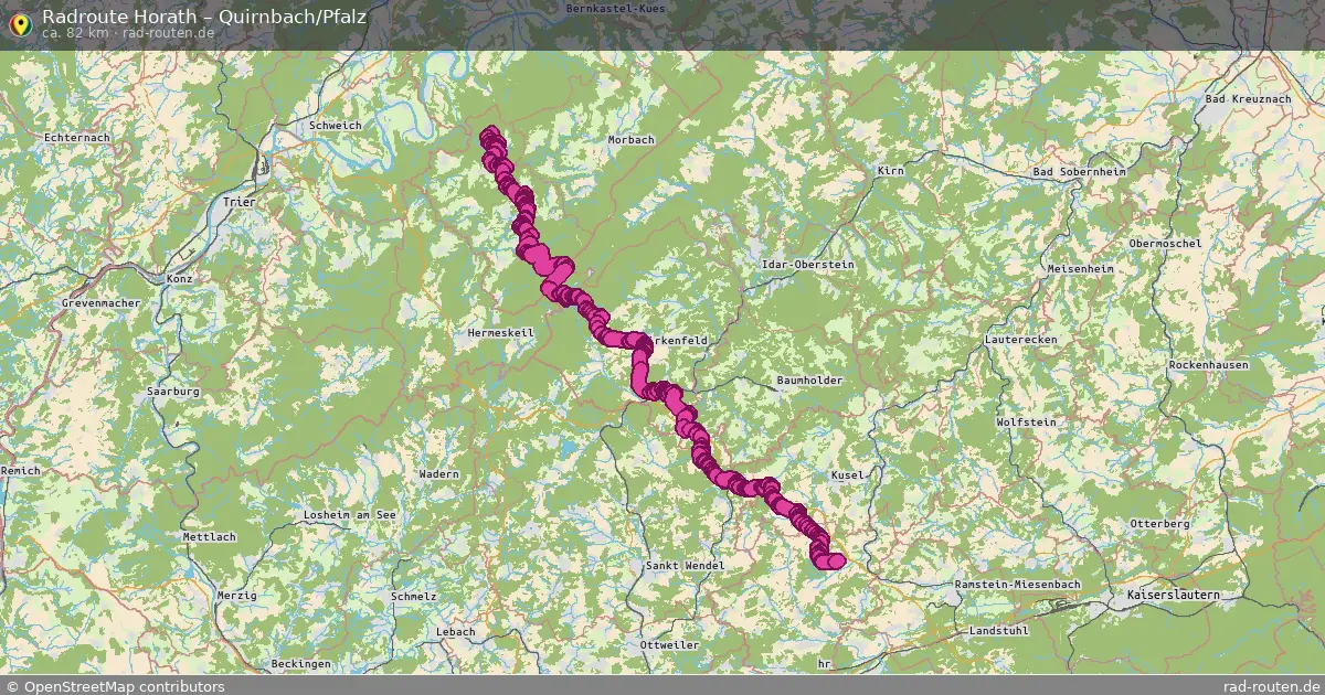 Radtour Horath – Quirnbach Pfalz
