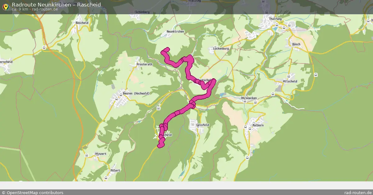 Radtour Neunkirchen – Rascheid
