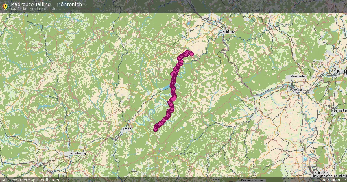 Radtour Talling – Möntenich