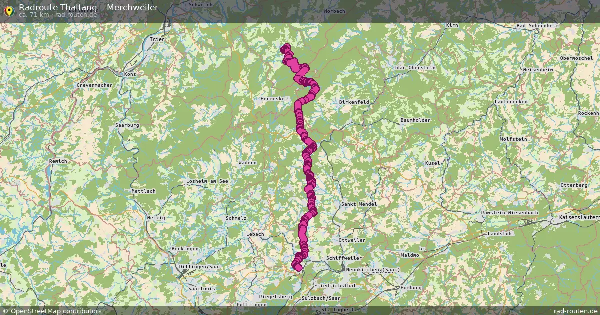 Radtour Thalfang – Merchweiler