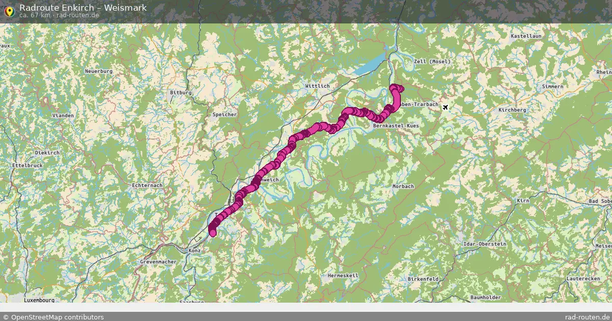 Radtour Enkirch – Weismark