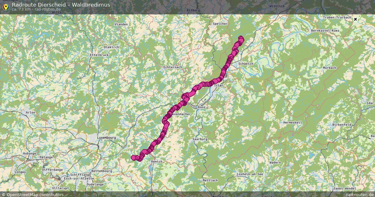 Radtour Dierscheid – Waldbredimus