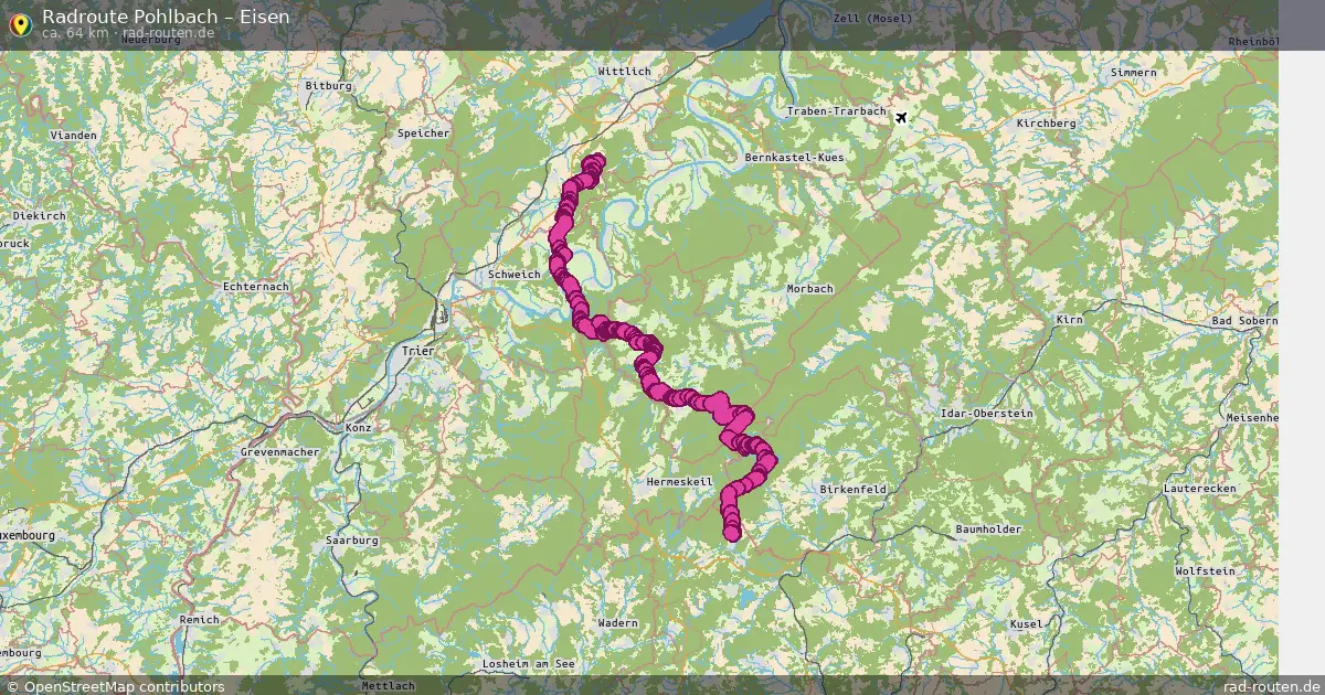 Fahrradroute Pohlbach – Eisen