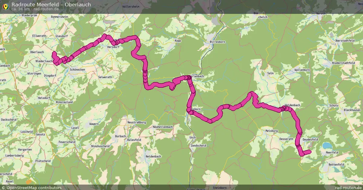 Radtour Meerfeld – Oberlauch