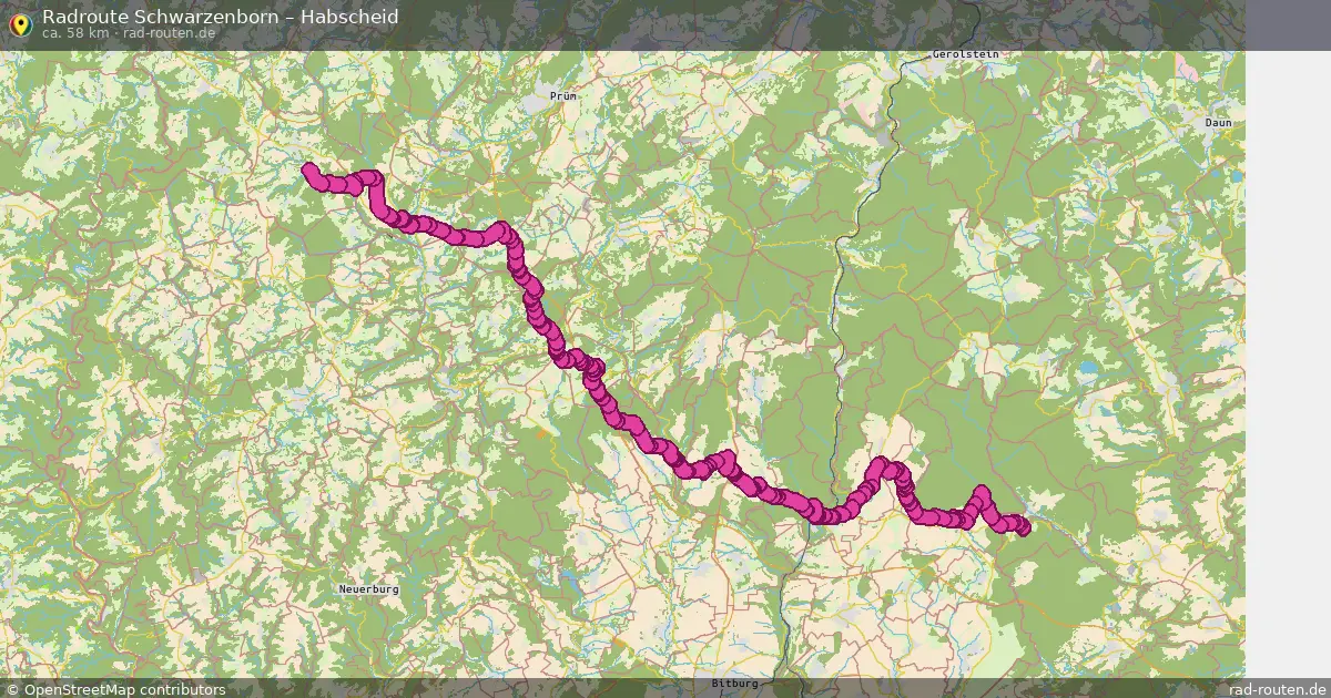 Radtour Schwarzenborn – Habscheid