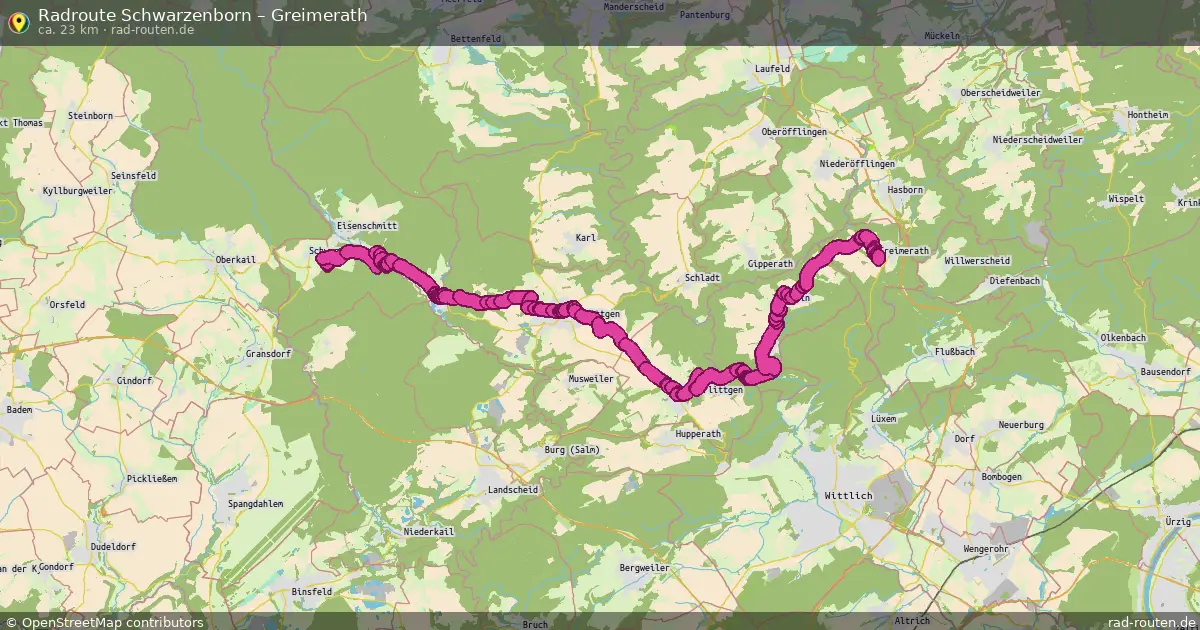 Radtour Schwarzenborn – Greimerath