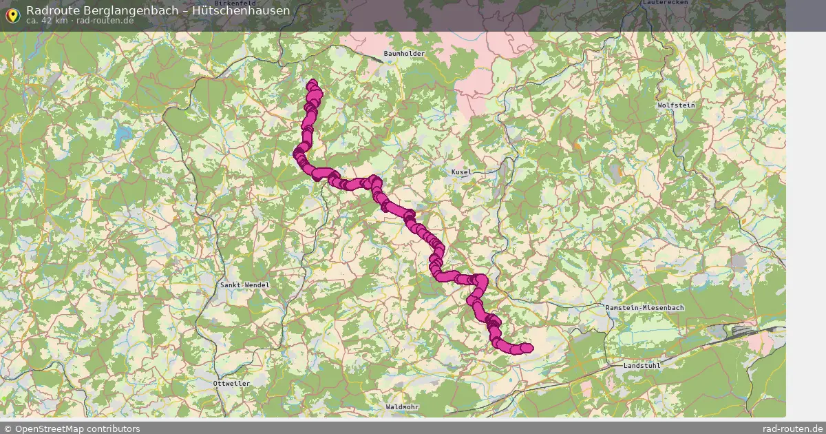 Radtour Berglangenbach – Hütschenhausen