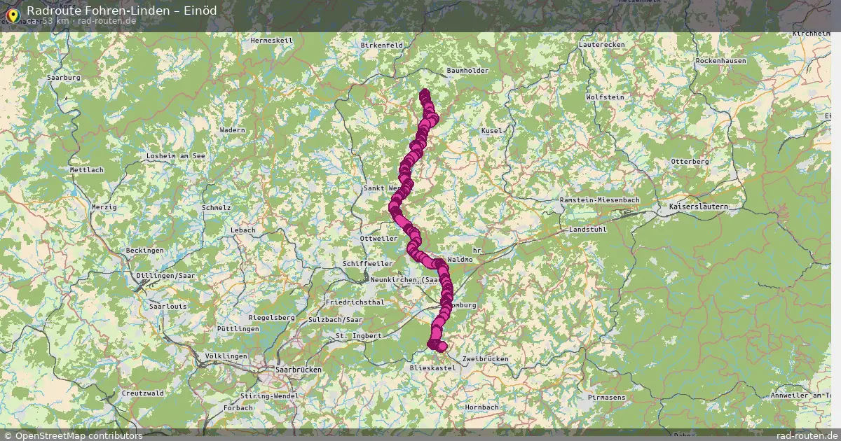 Radtour Fohren-Linden – Einöd