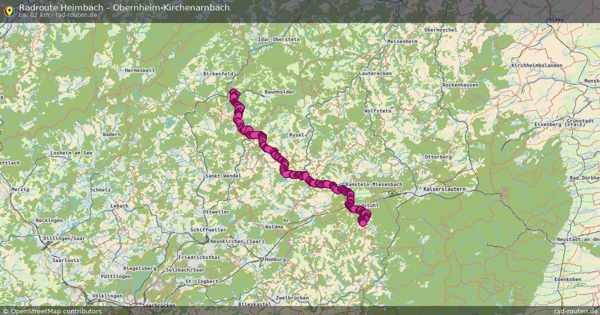 Radtour Heimbach – Obernheim-Kirchenarnbach