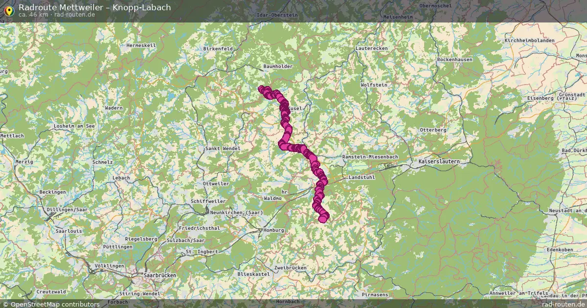 Radtour Mettweiler – Knopp-Labach