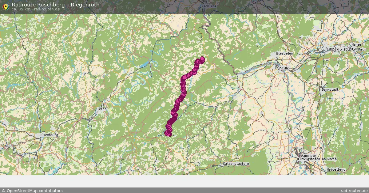 Radtour Ruschberg – Riegenroth
