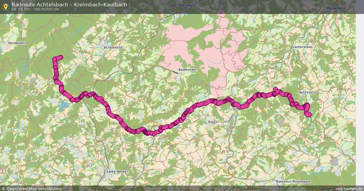 Radtour Achtelsbach – Kreimbach-Kaulbach