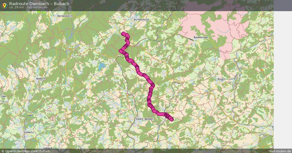 Radtour Dambach – Bubach