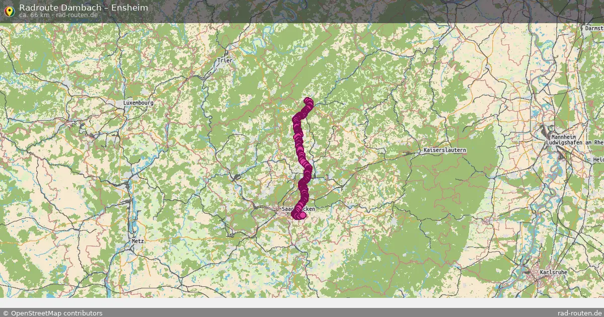 Radtour Dambach – Ensheim