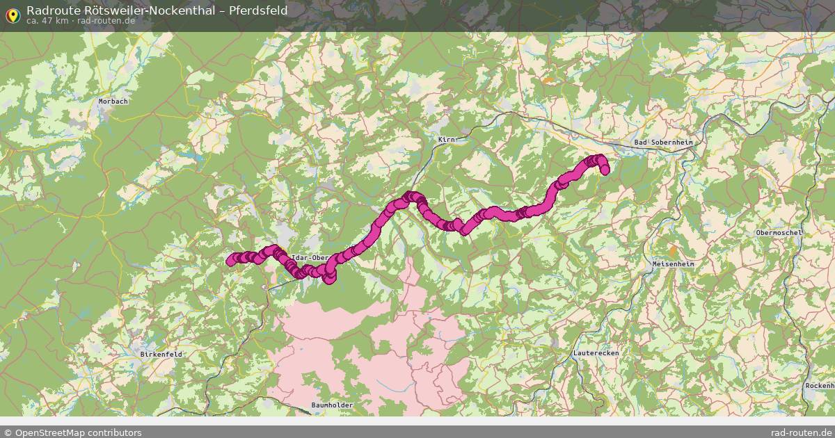 Fahrradroute Rötsweiler-Nockenthal – Pferdsfeld