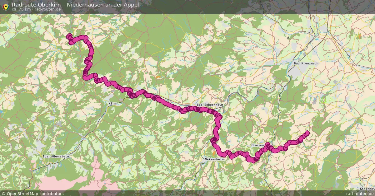 Radtour Oberkirn – Niederhausen An Der Appel