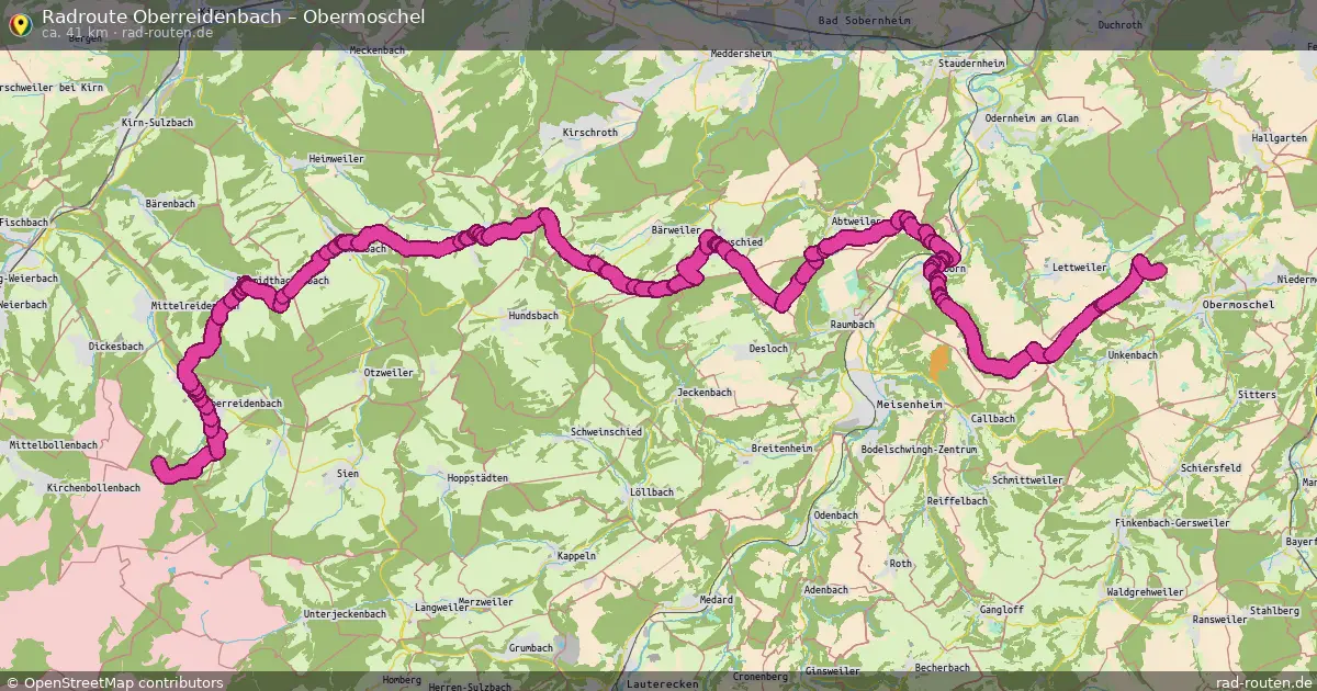 Radtour Oberreidenbach – Obermoschel