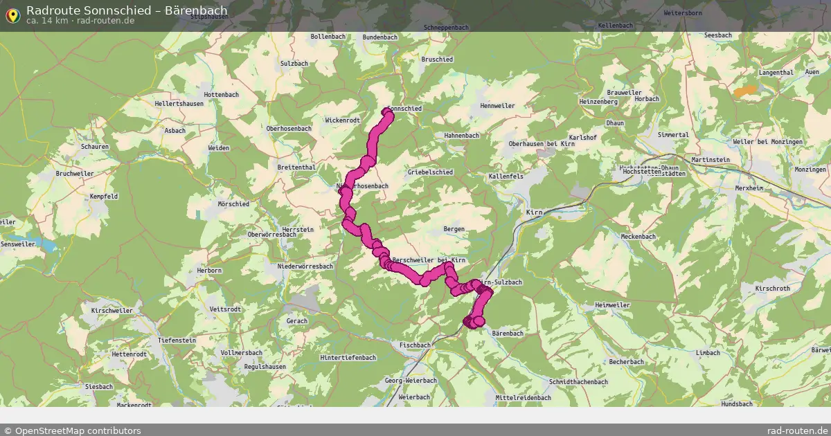 Radtour Sonnschied – Bärenbach