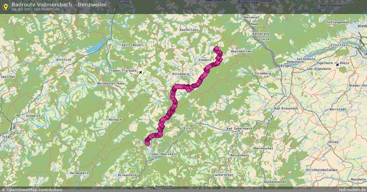 Radtour Vollmersbach – Benzweiler