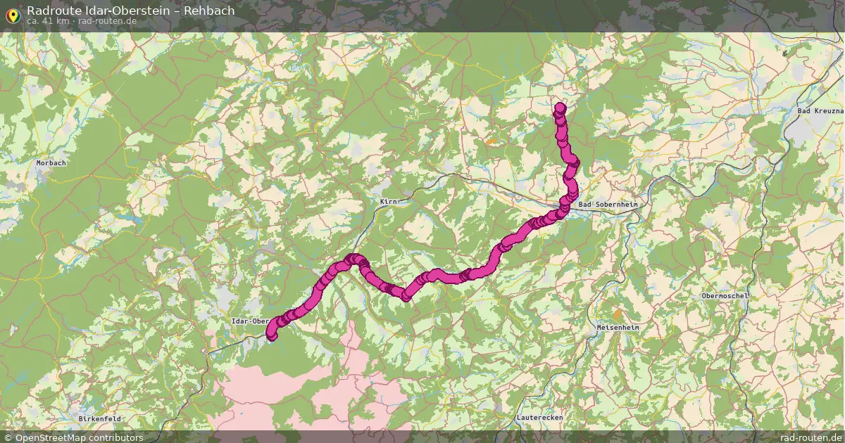Radtour Idar-Oberstein – Rehbach