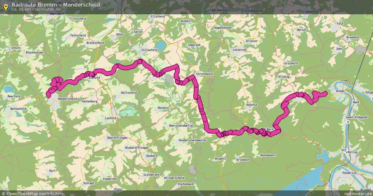 Radtour Bremm – Manderscheid