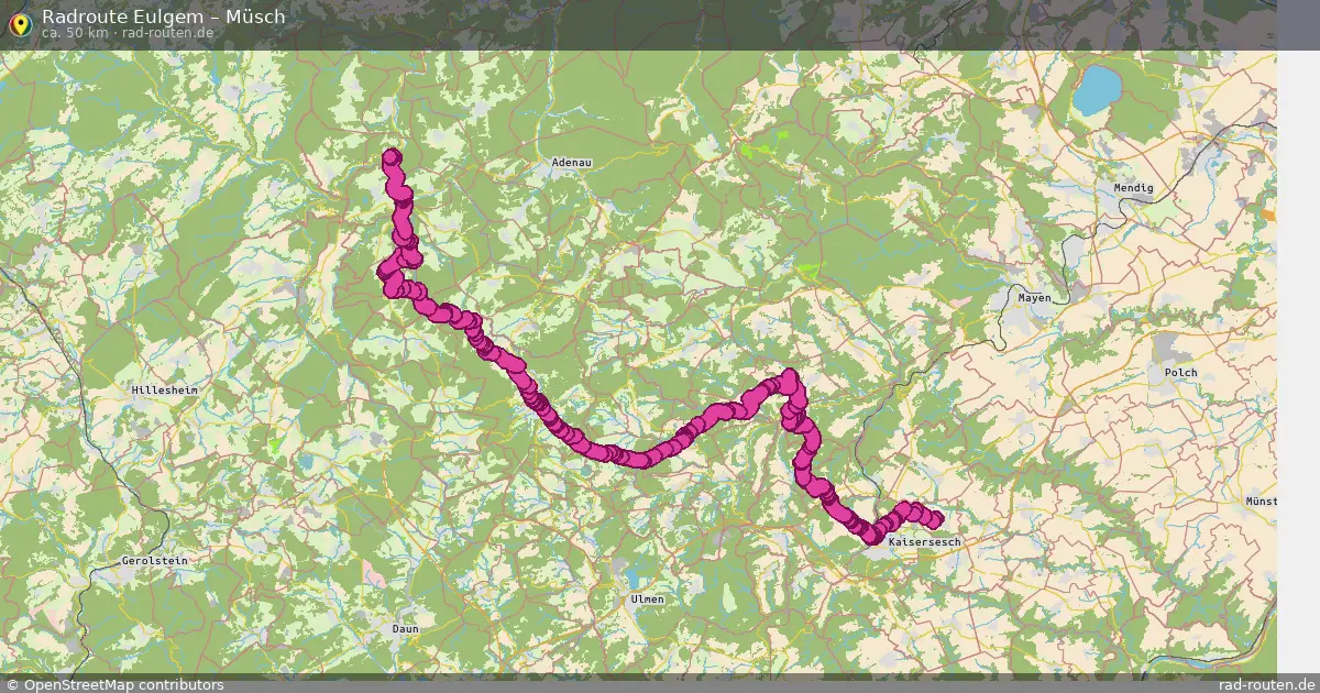 Radtour Eulgem – Müsch