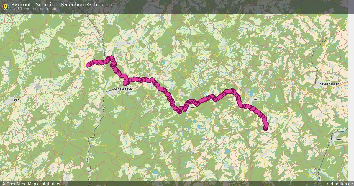 Radtour Schmitt – Kalenborn-Scheuern