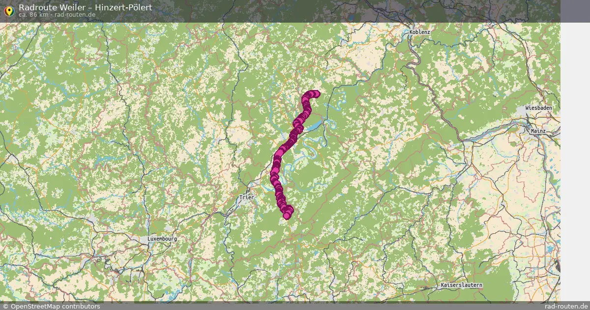 Radtour Weiler – Hinzert-Pölert
