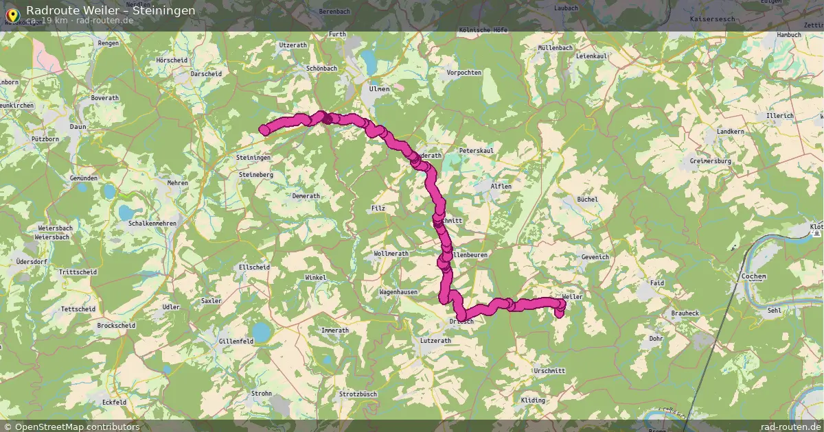Radtour Weiler – Steiningen