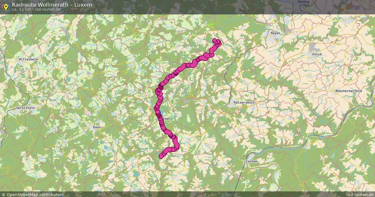 Radtour Wollmerath – Luxem