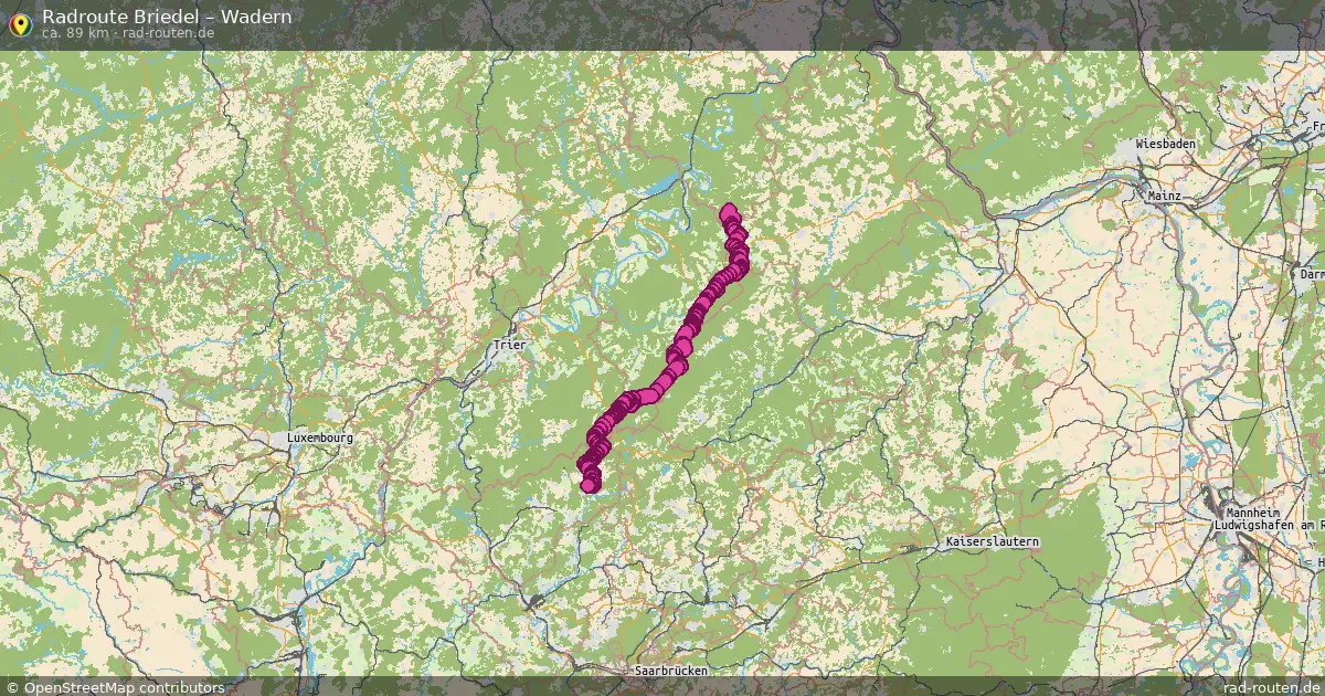 Radtour Briedel – Wadern
