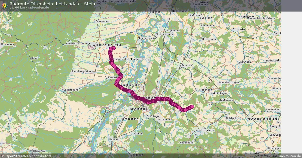 Radtour Ottersheim Bei Landau – Stein