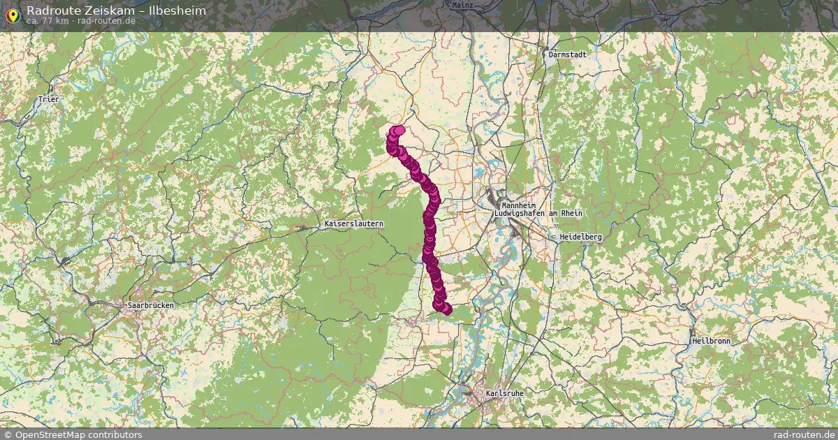 Radtour Zeiskam – Ilbesheim